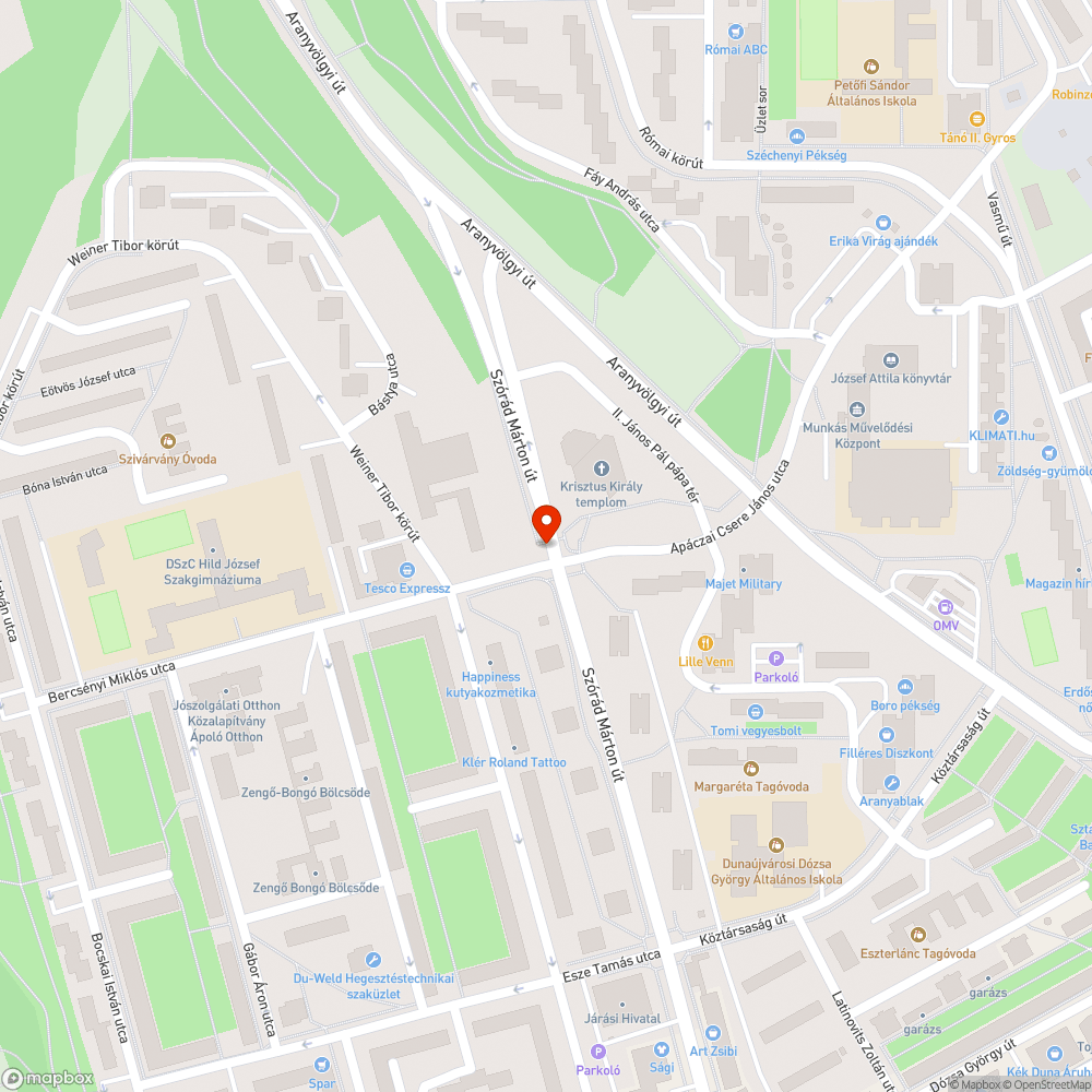 eldőlt szemetes bejelentés helye