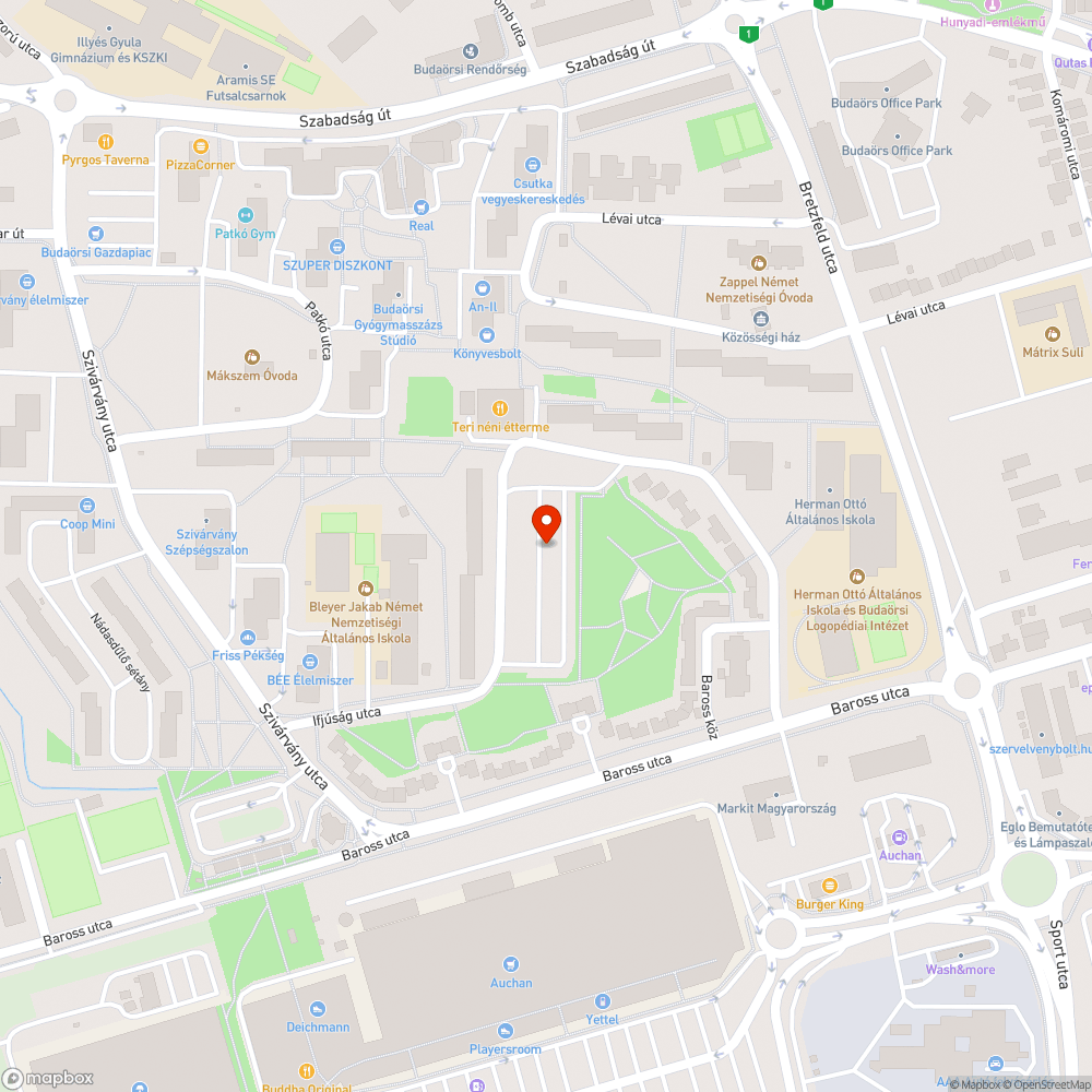 Elhagyott BMW bejelentés helye