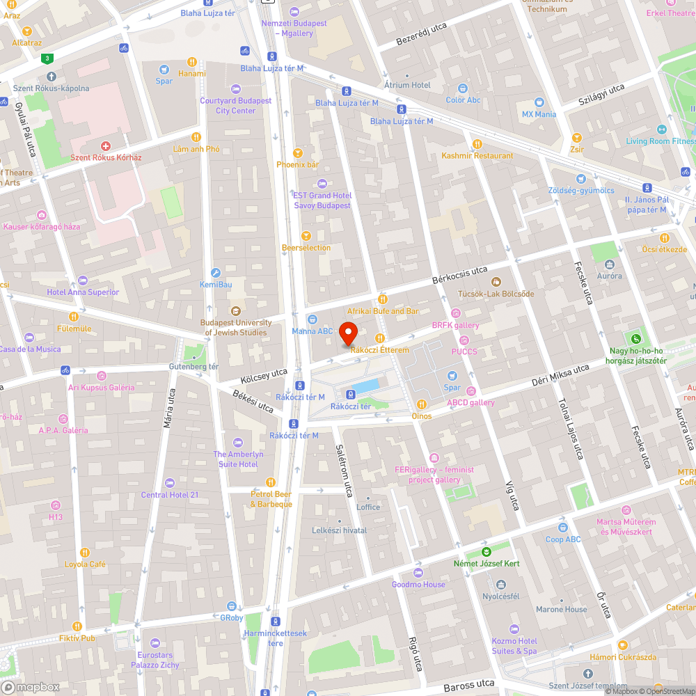 Elhagyott autó bejelentés helye