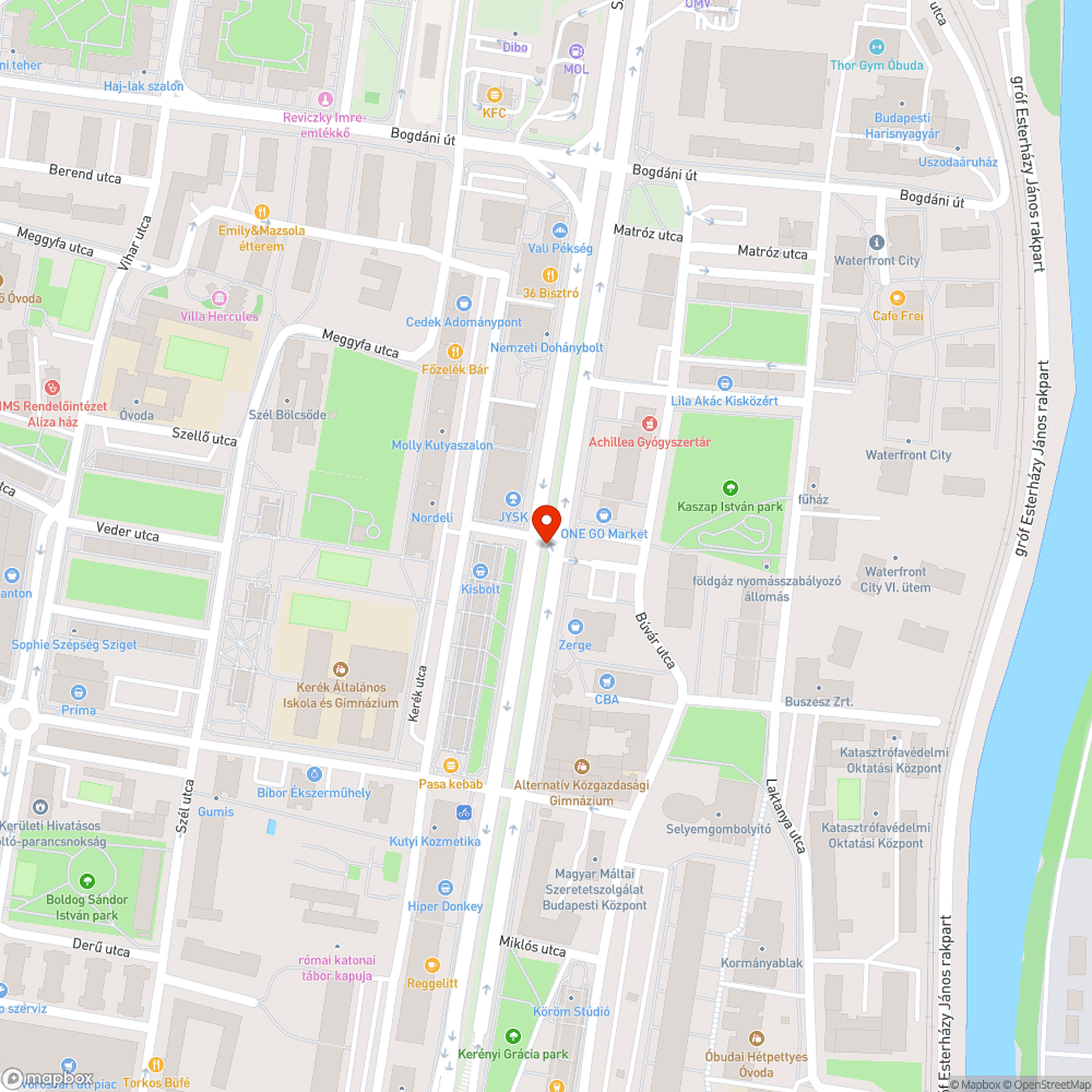 Kidőlt bejelentés helye