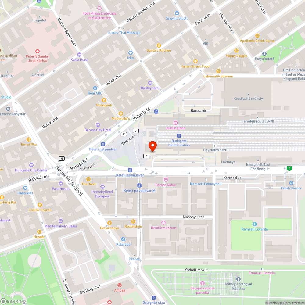 Megdőlt tábla bejelentés helye