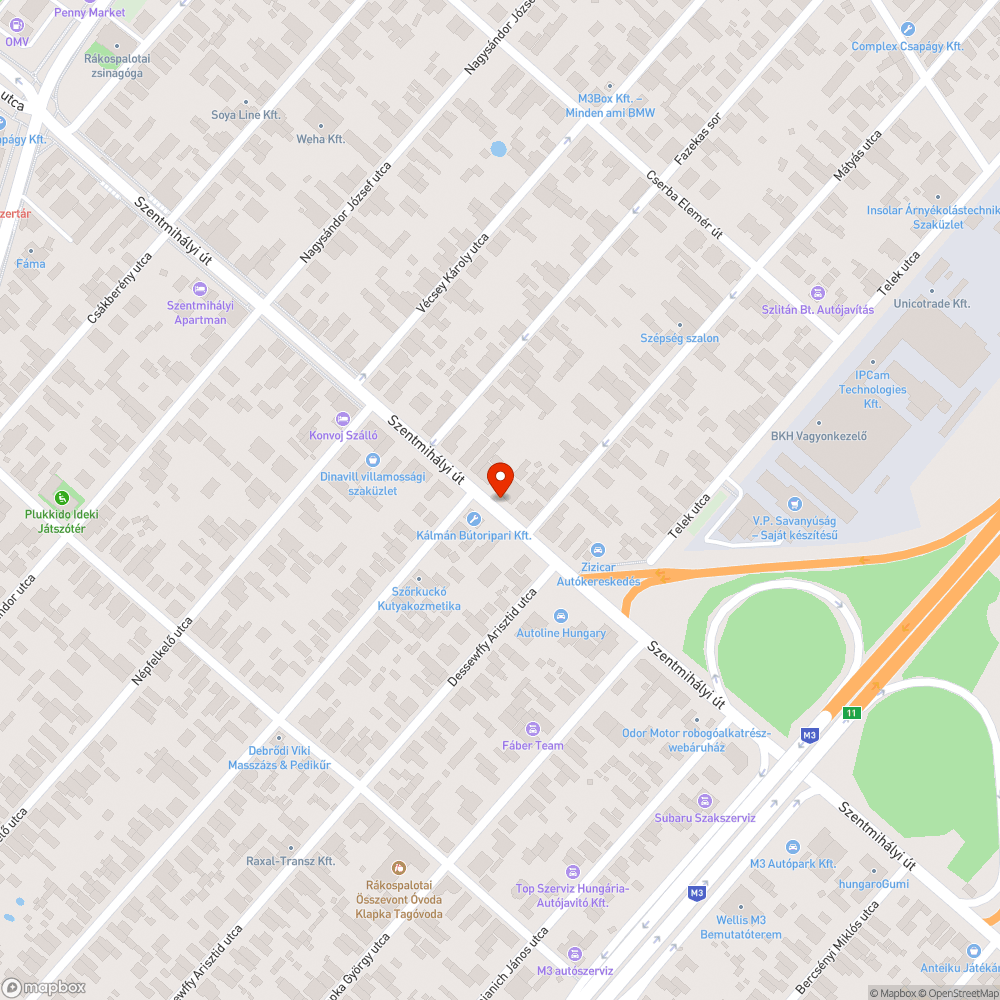 Elavult FRV bejelentés helye