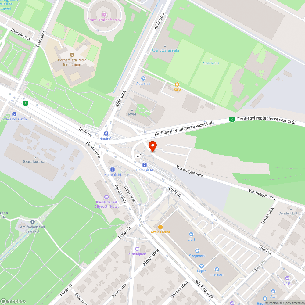 Lejárt műszakis Volkswagen bejelentés helye