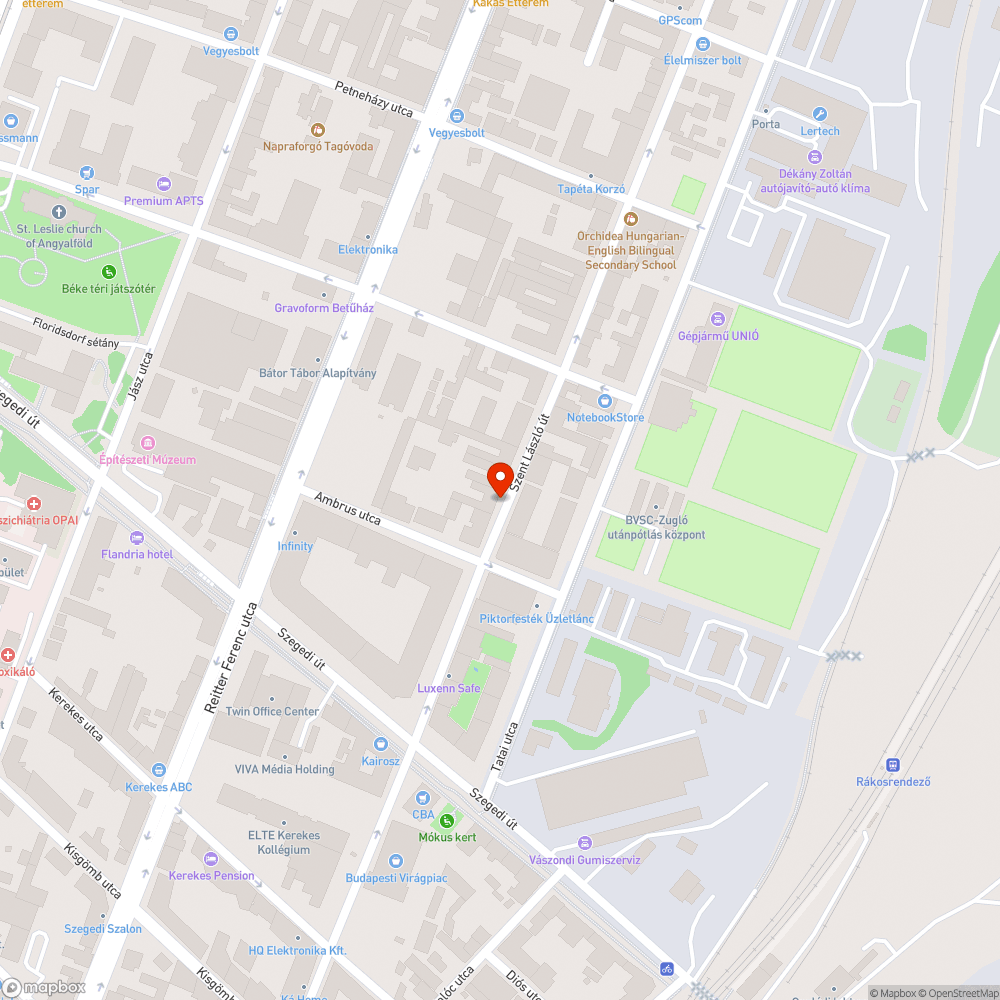 Szent Laszlo út bejelentés helye