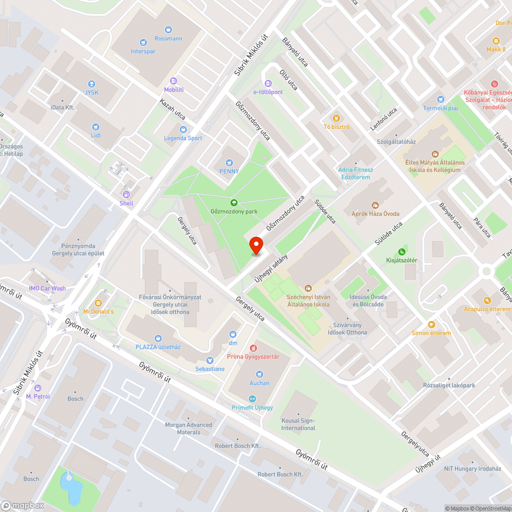 Parkolási hiánya! nincs meghatározva ill. eltűntek, le koptak! bejelentés helye