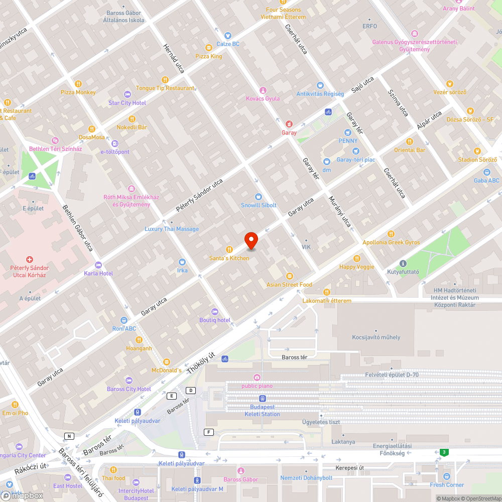 Szemettel teletömött gödör bejelentés helye