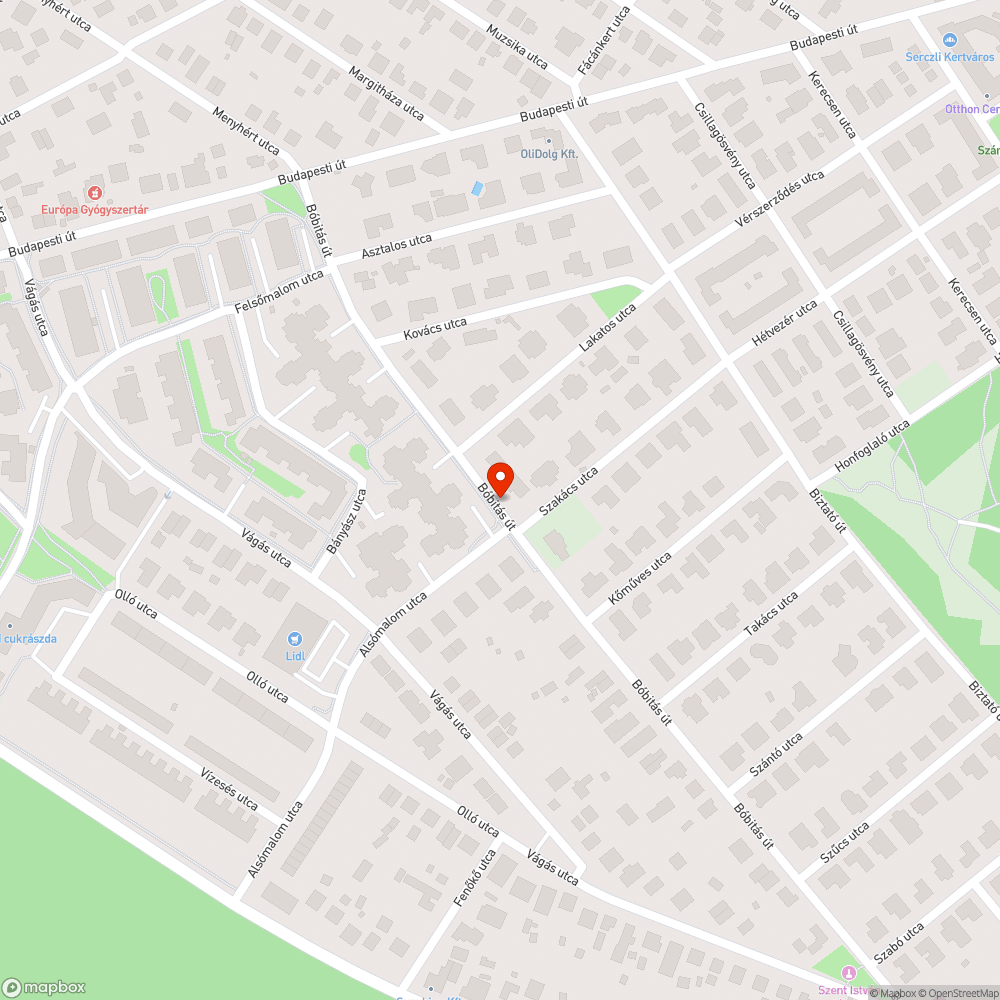 Kitort utcatabla bejelentés helye