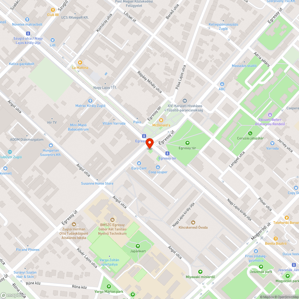 Eldőlt tábla bejelentés helye