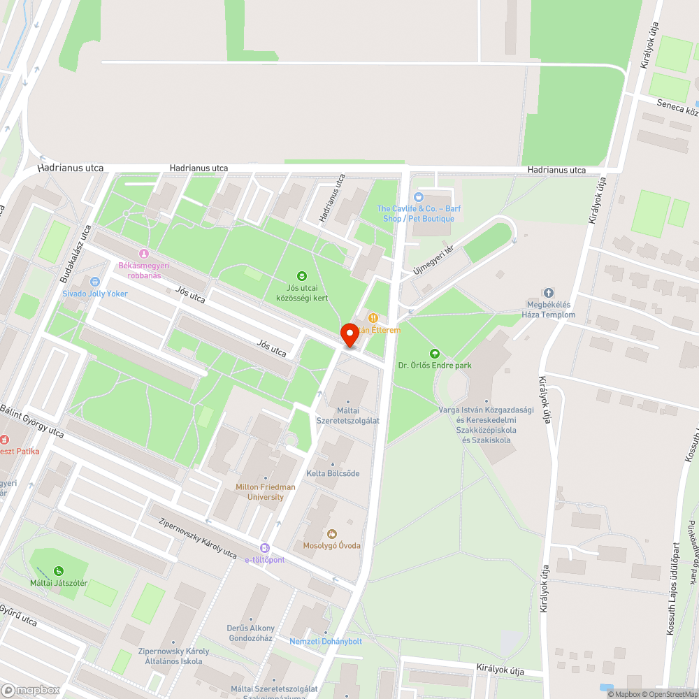 Sok kátyú bejelentés helye