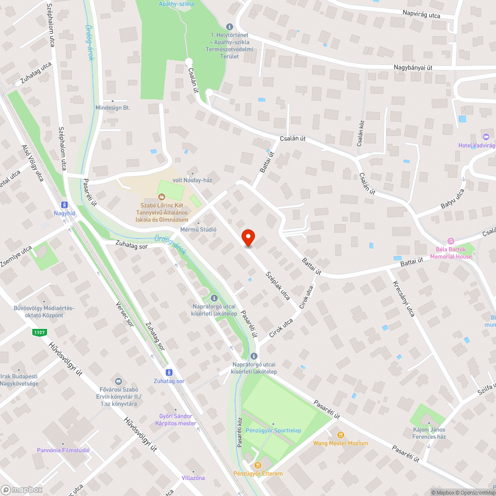 Kosz bejelentés helye