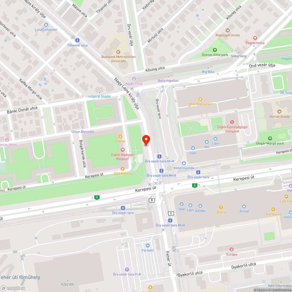 Kiégett lámpák bejelentés helye