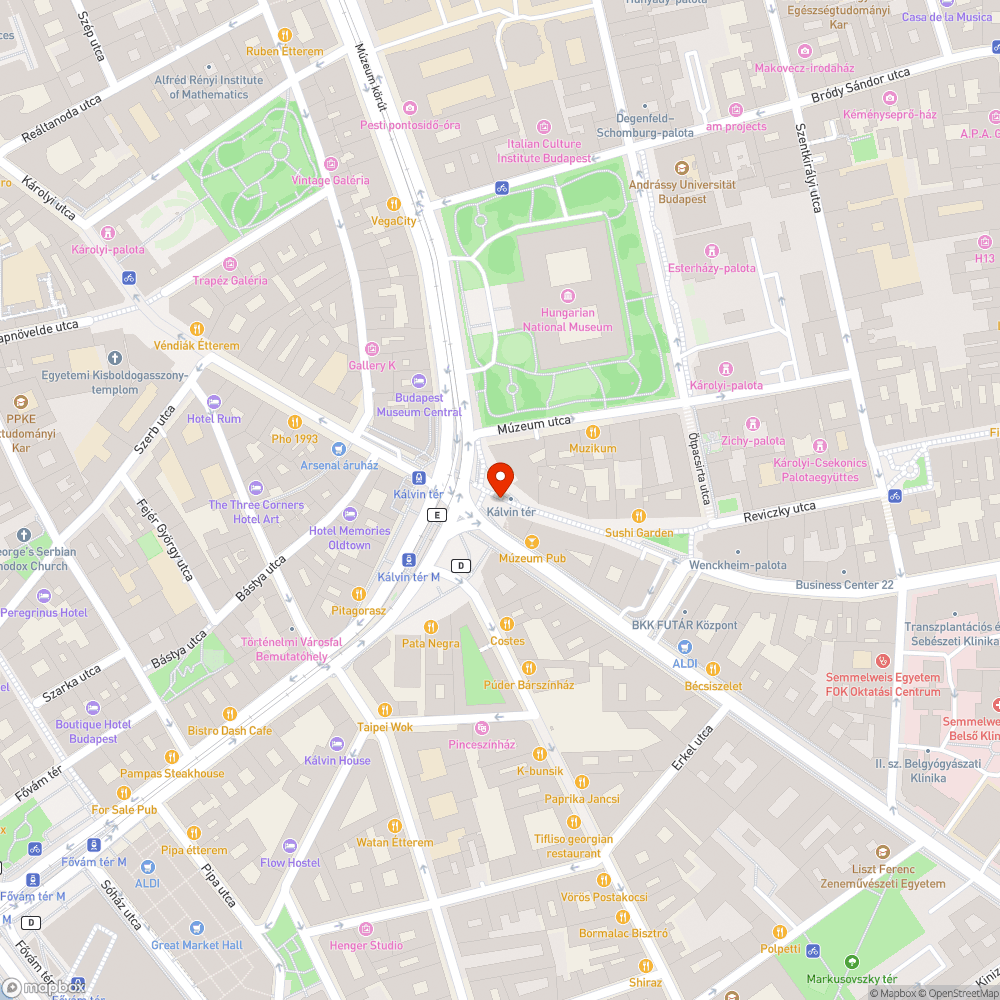 Botlásveszélyes burkolat bejelentés helye