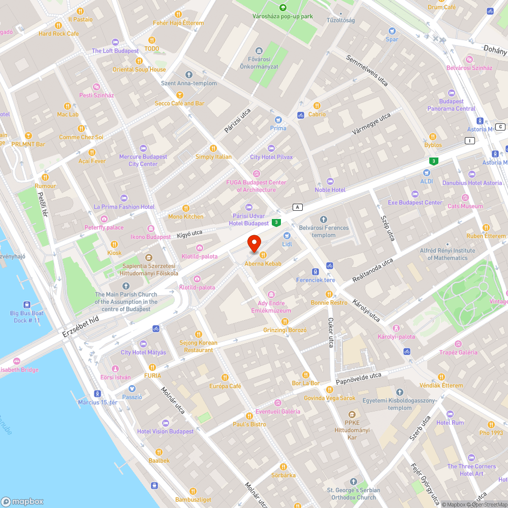 Szétesett járda bejelentés helye