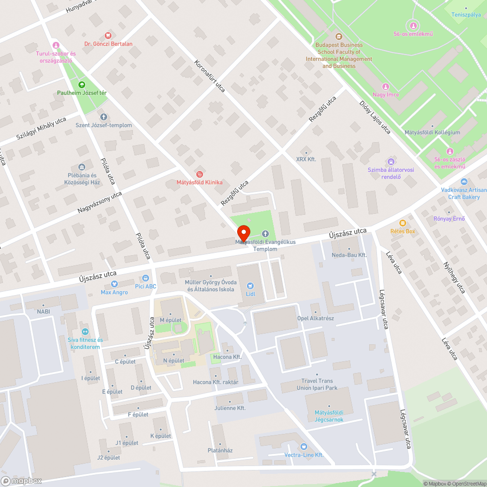 Beszakadt fedél bejelentés helye