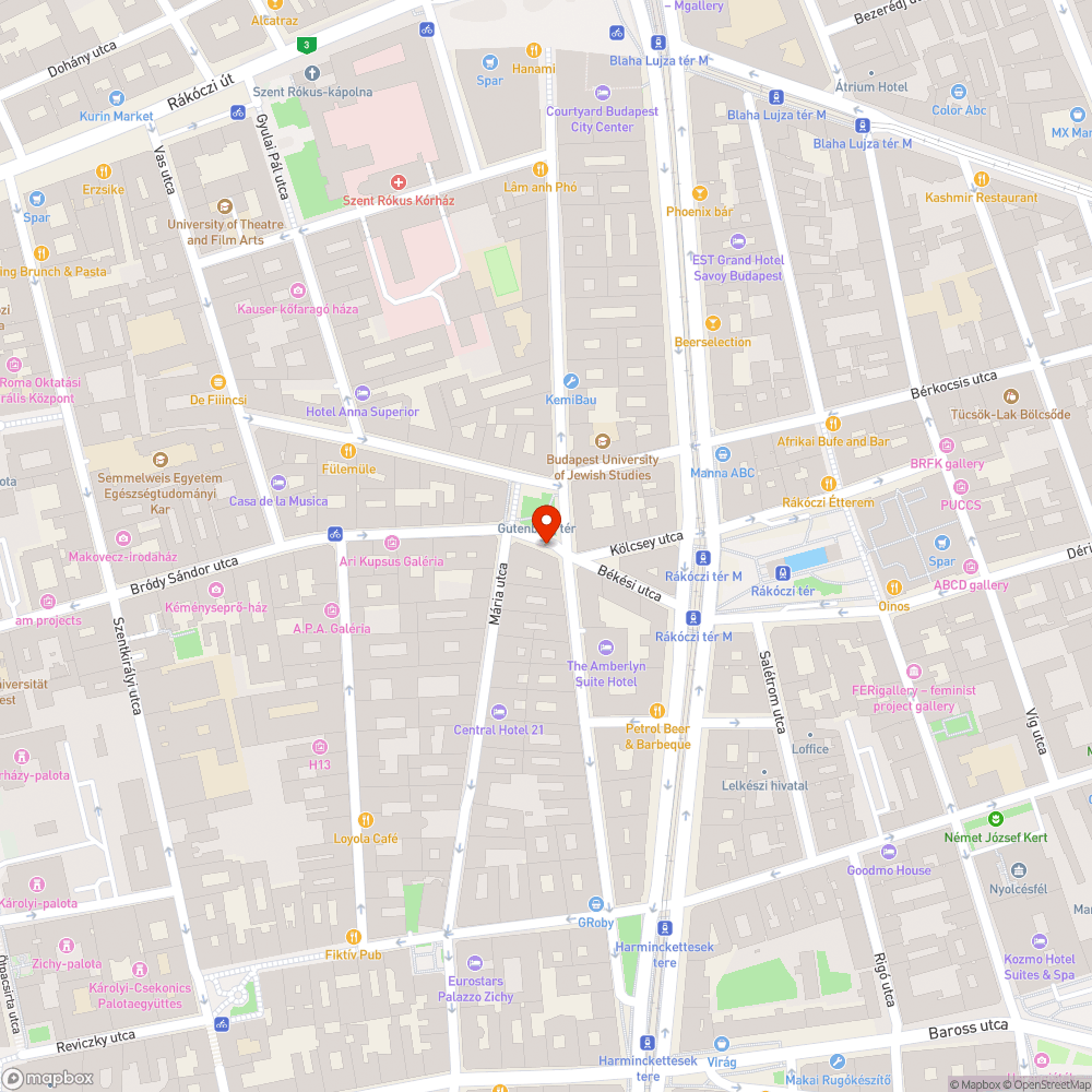 Elhagyott kerékpár bejelentés helye