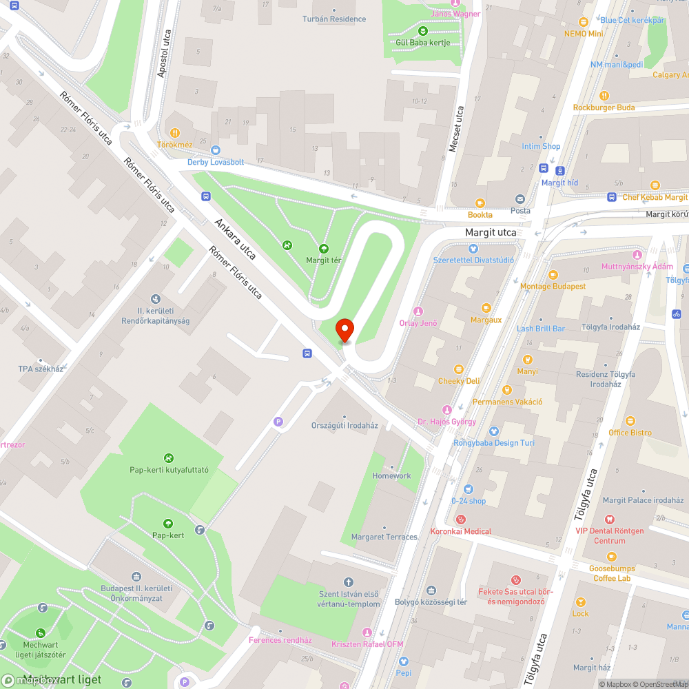 Szemét a parkban bejelentés helye