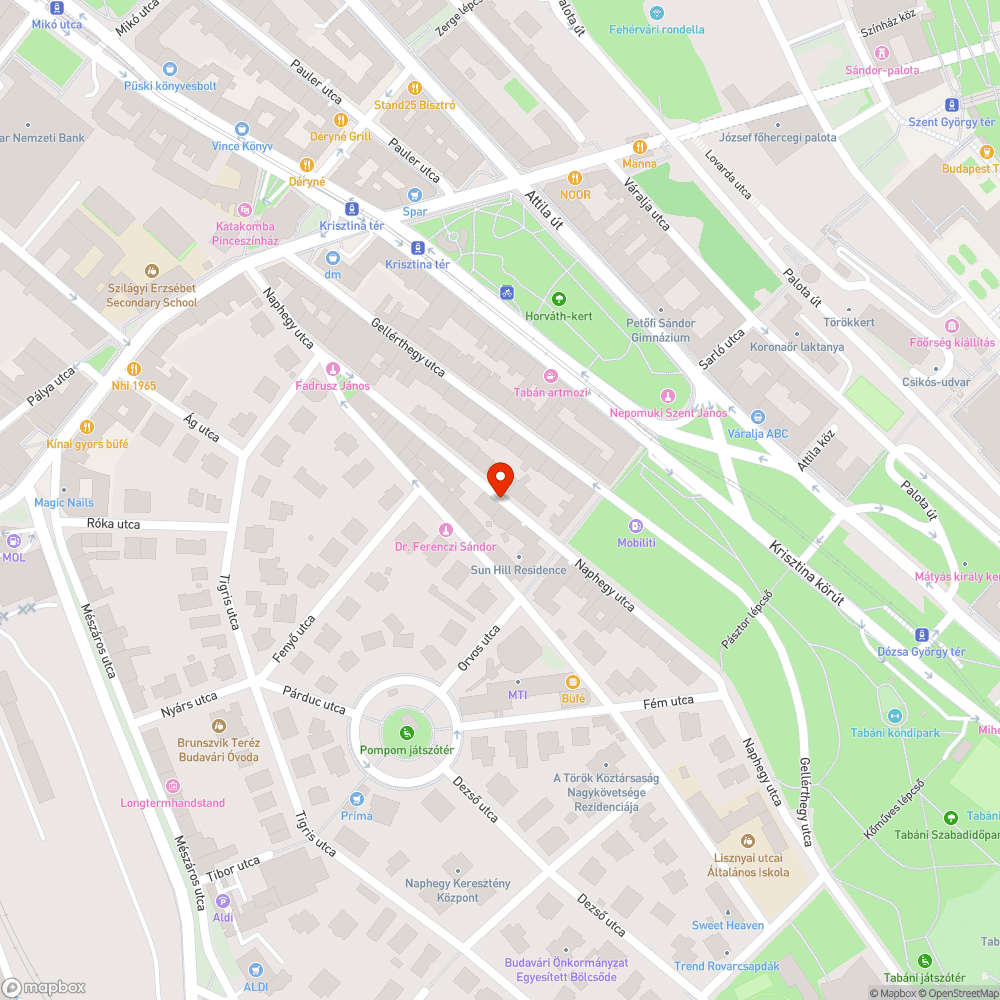 Szemét a Naphegy utca teljes hosszában bejelentés helye