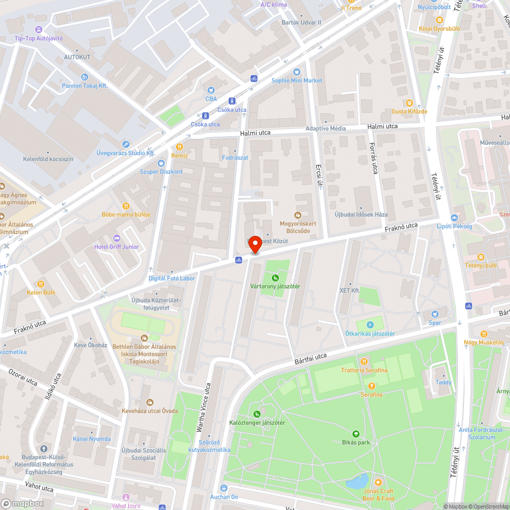 Rozsdás Postaláda bejelentés helye