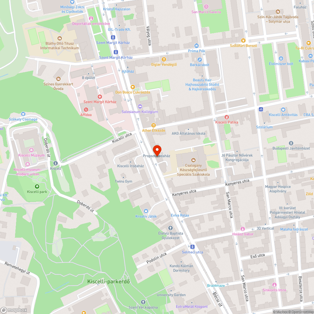 Fenyőfa bejelentés helye