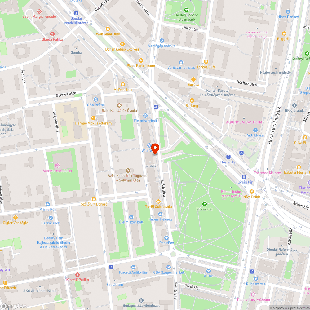 Rossz állapotban levő padok bejelentés helye