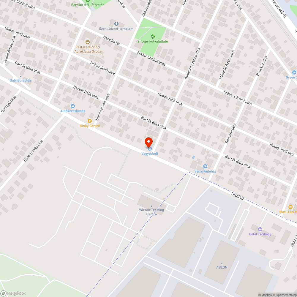 Jelzőtábla kidőlése bejelentés helye