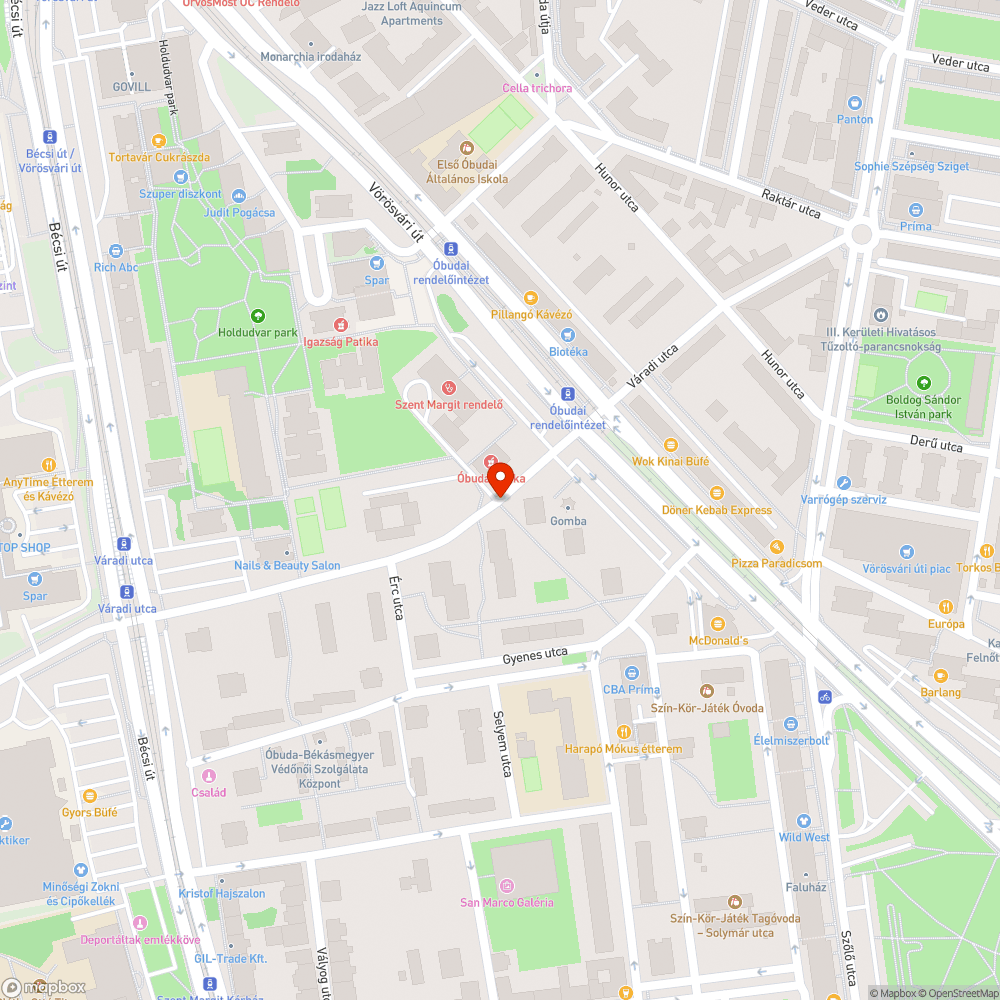 Illegálisan kipakolt szemét Óbuda bejelentés helye