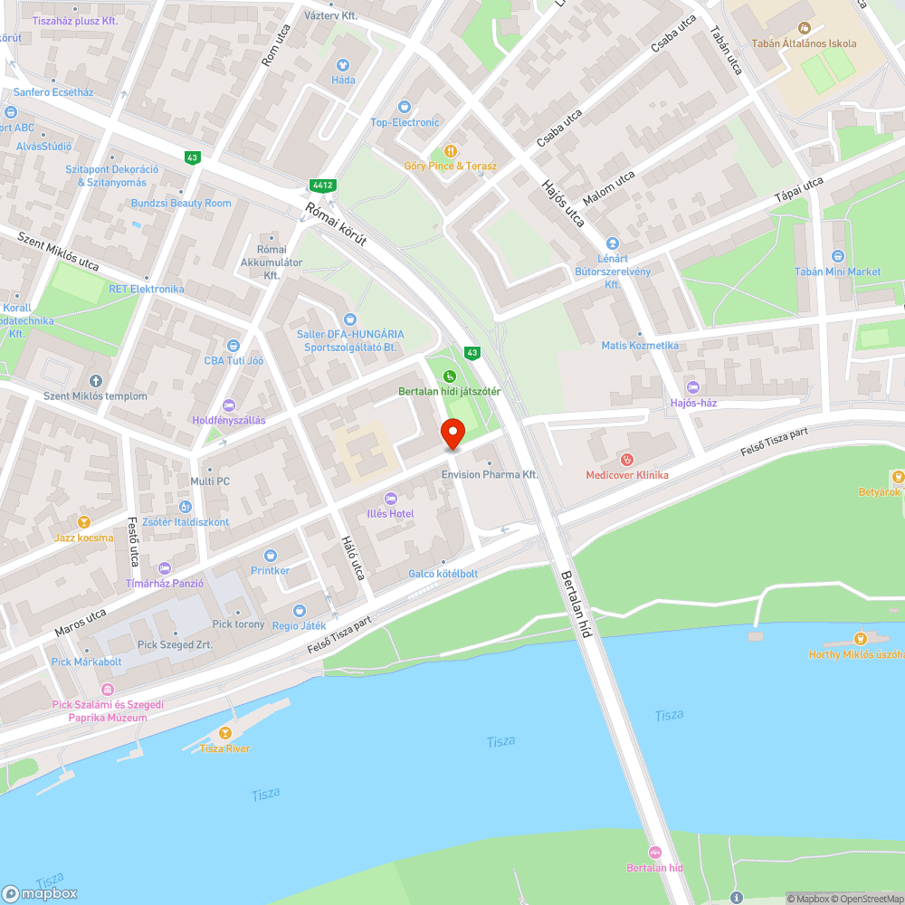 Eltorlaszolt útpadka bejelentés helye