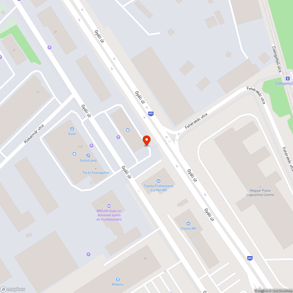 Szemetestartó üresen bejelentés helye