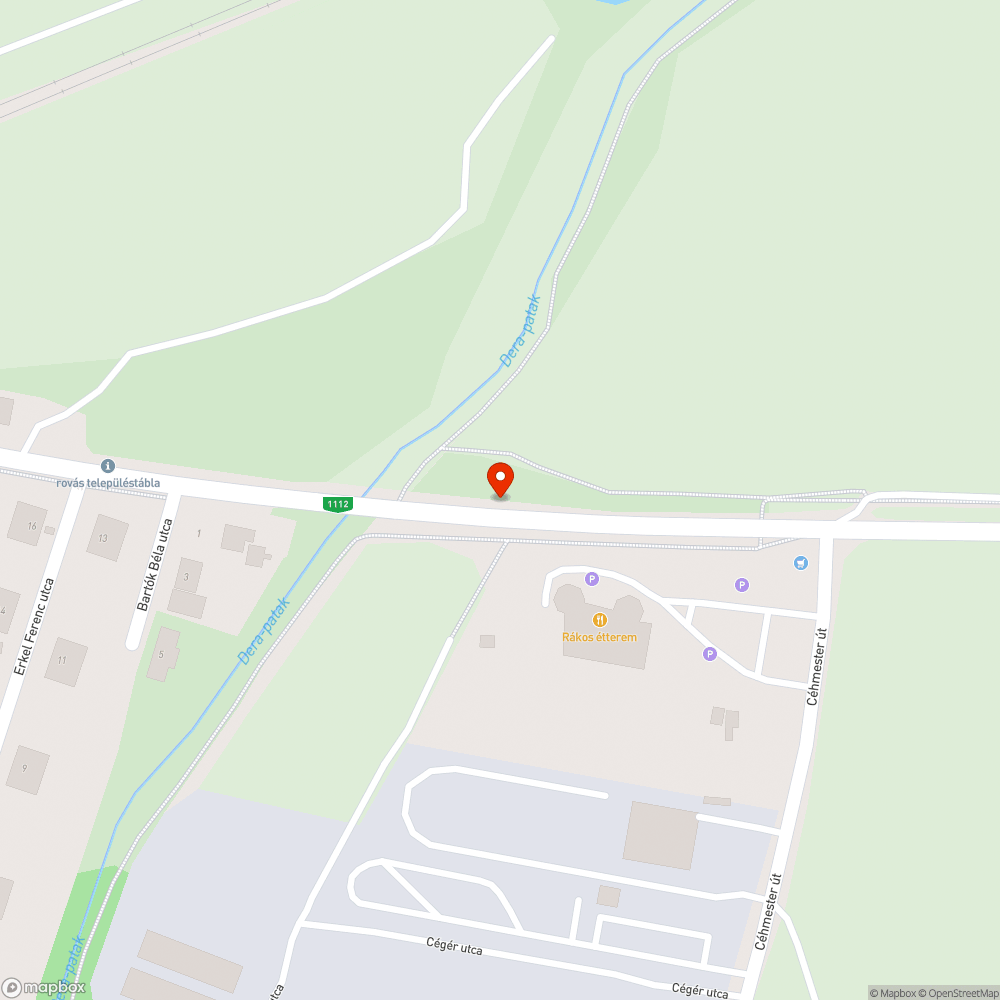 Kiégett lámpa bejelentés helye