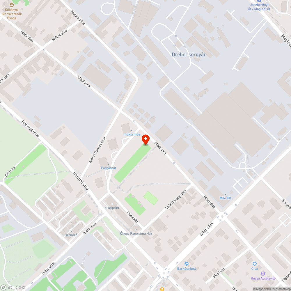 Hiányzó lécek/deszkák bejelentés helye