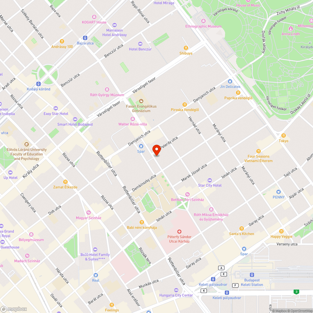 Kirakott lom (hordó) bejelentés helye