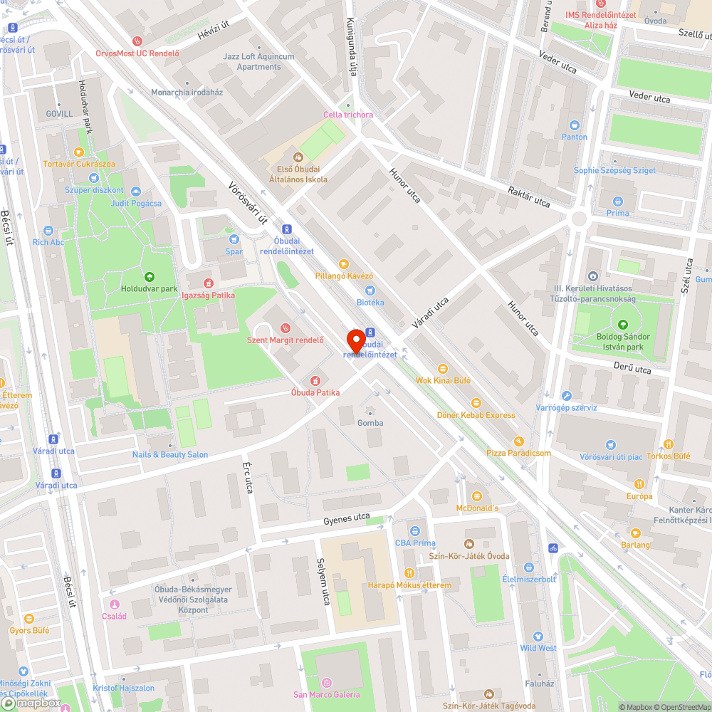 Kidöntött tábla bejelentés helye