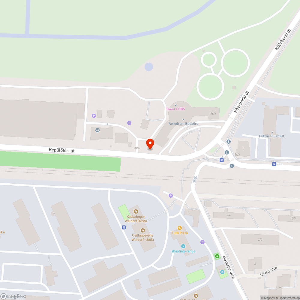 XI. ker. Repülőtéri út (városhatár-Kőérberki út szakasz) bejelentés helye