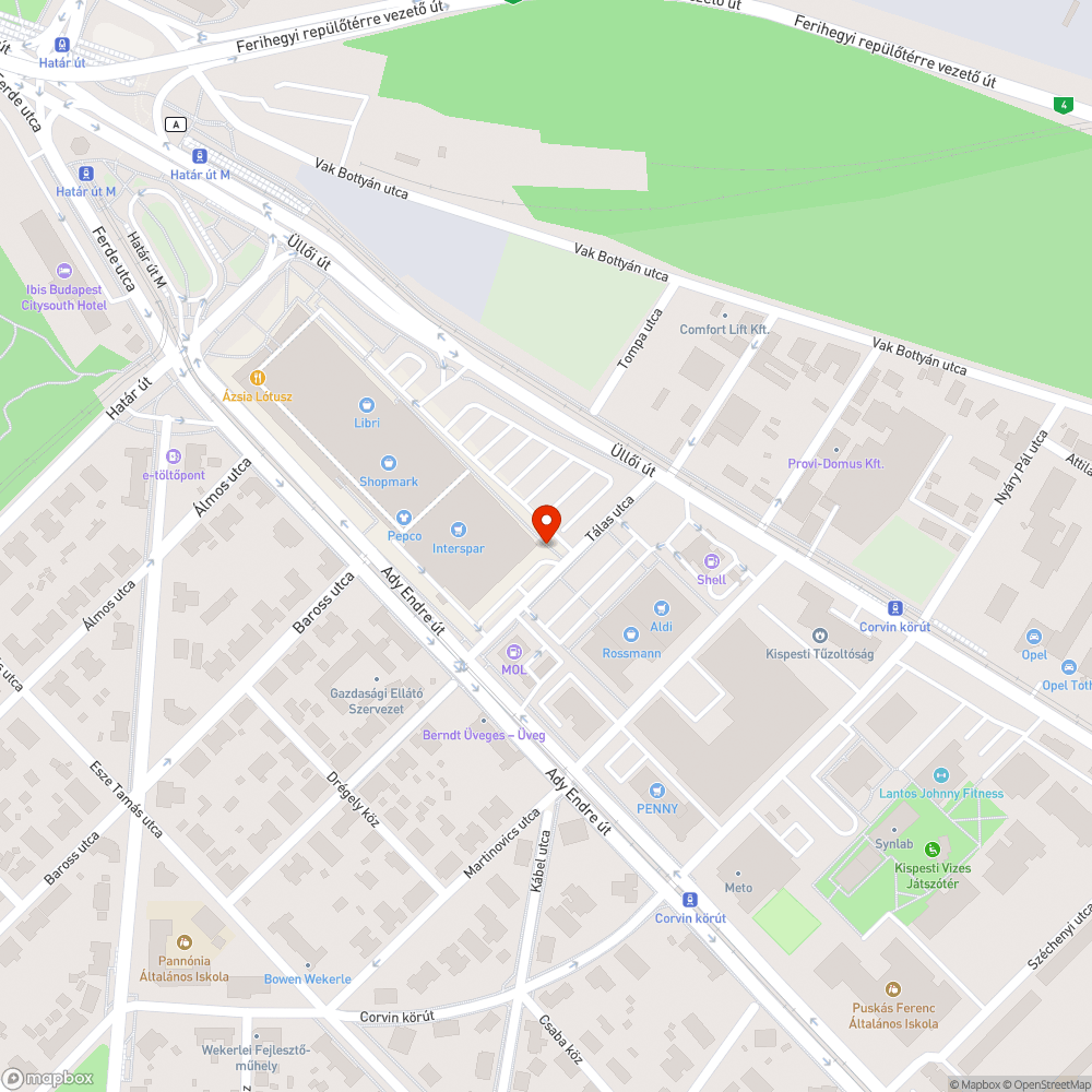 Hiányos csatornafedél bejelentés helye