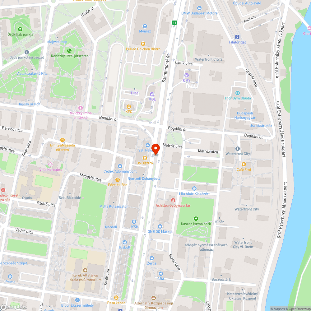 Összedőlt, sérült csőkorlátok bejelentés helye