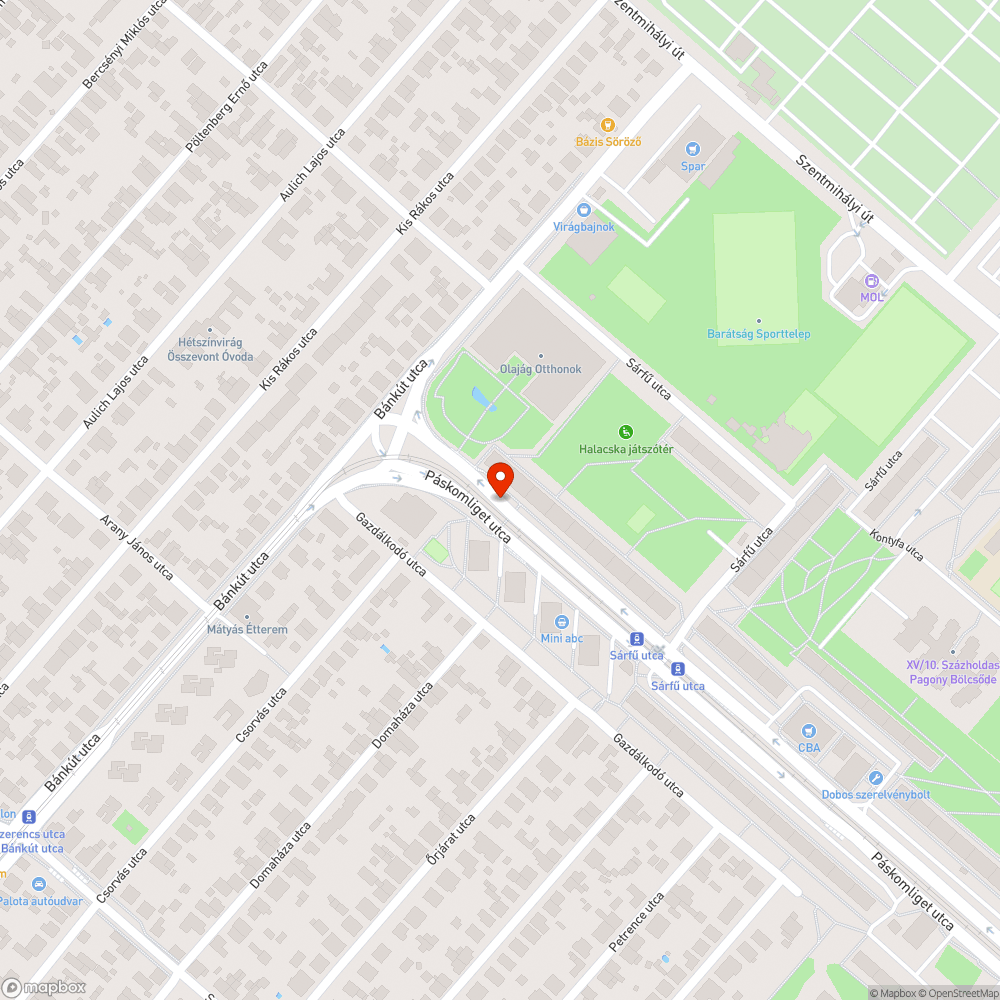 Kivágott poller bejelentés helye