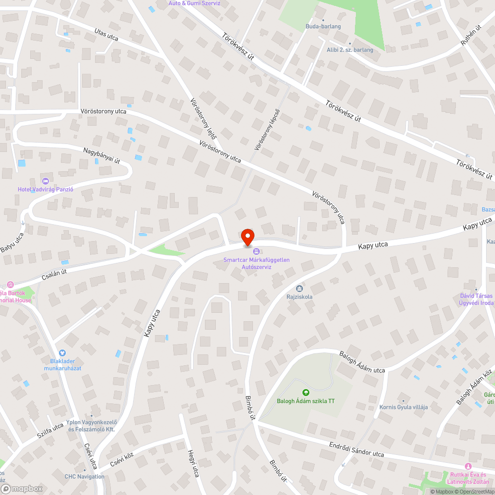 Becsomagolt roncs bejelentés helye