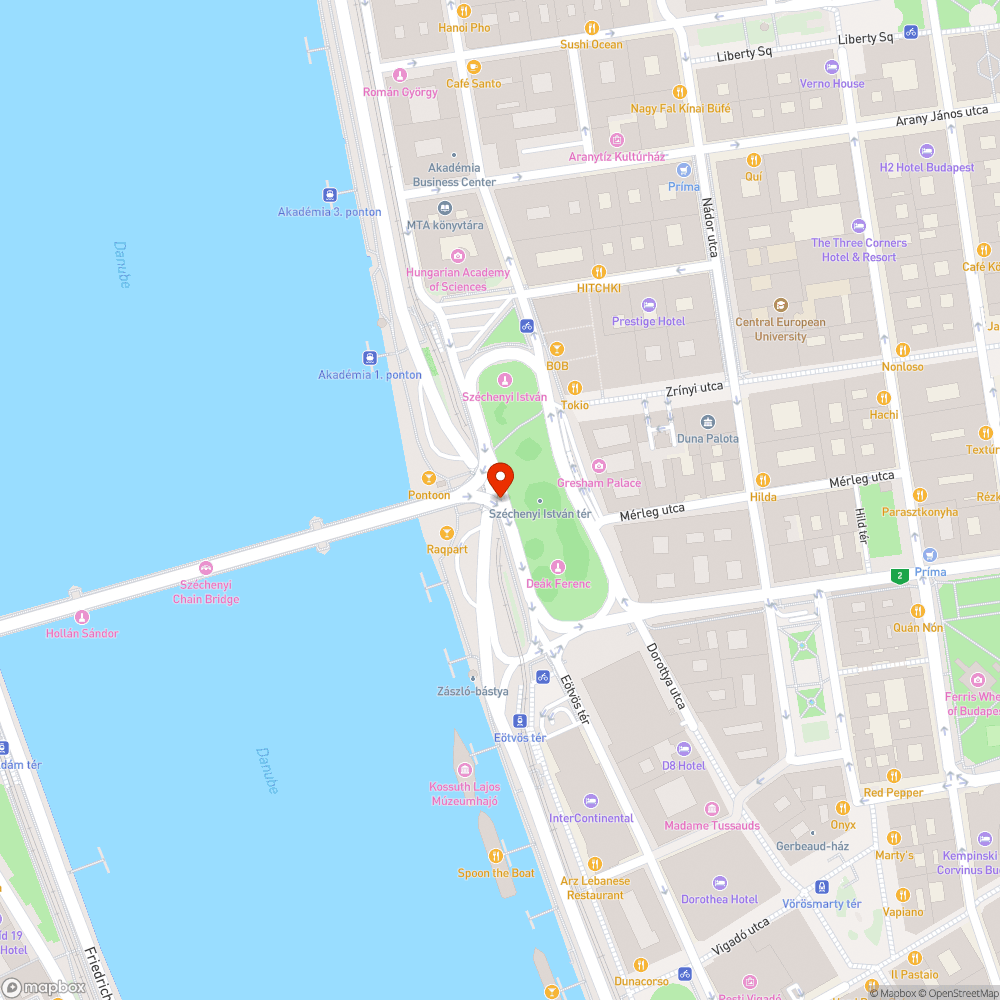 Graffiti a Széchenyi István téren bejelentés helye