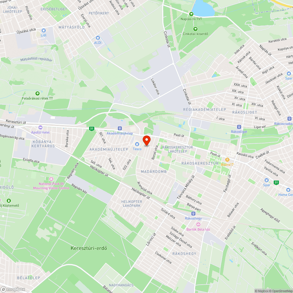 Zöldelő vízelvezető rács... bejelentés helye