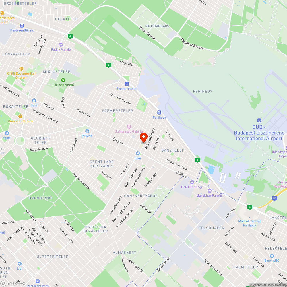 Hiányzó, régi utcanévtábla bejelentés helye