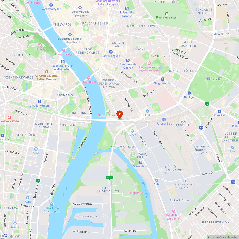 A kerékpárútnak (is) használt járdaszakasz bejelentés helye