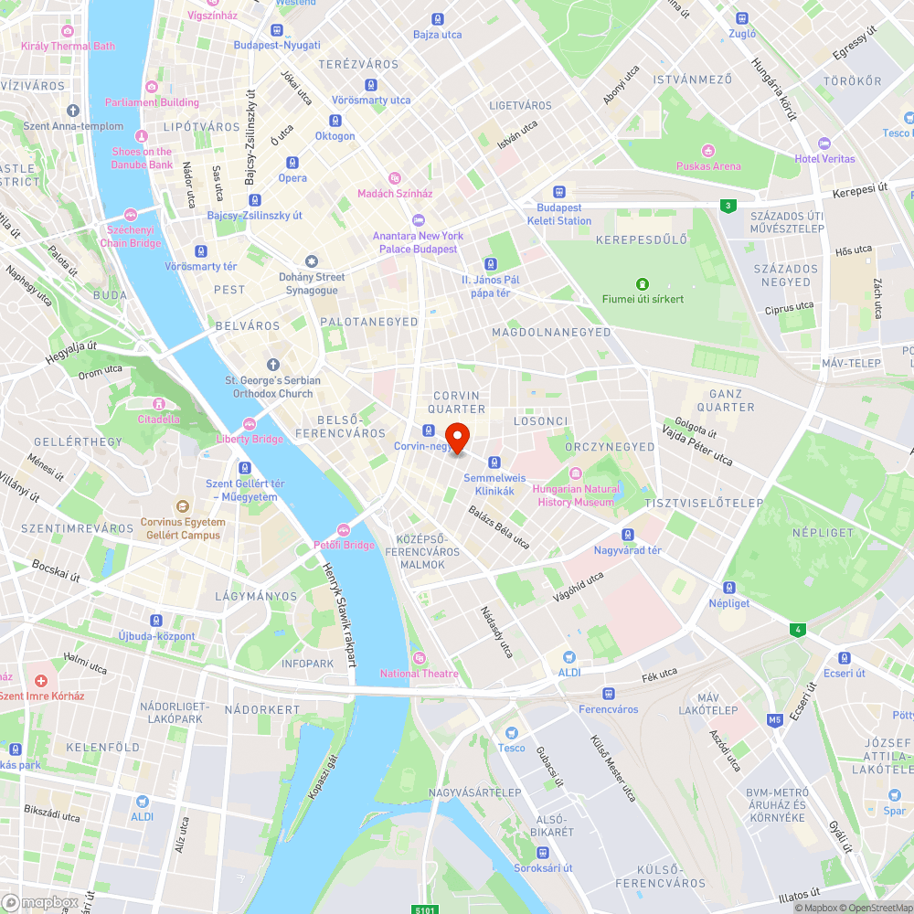 virágláda bejelentés helye