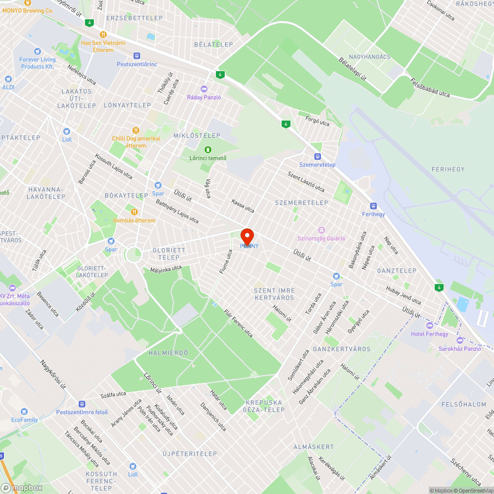 Egyirányú utca bejelentés helye