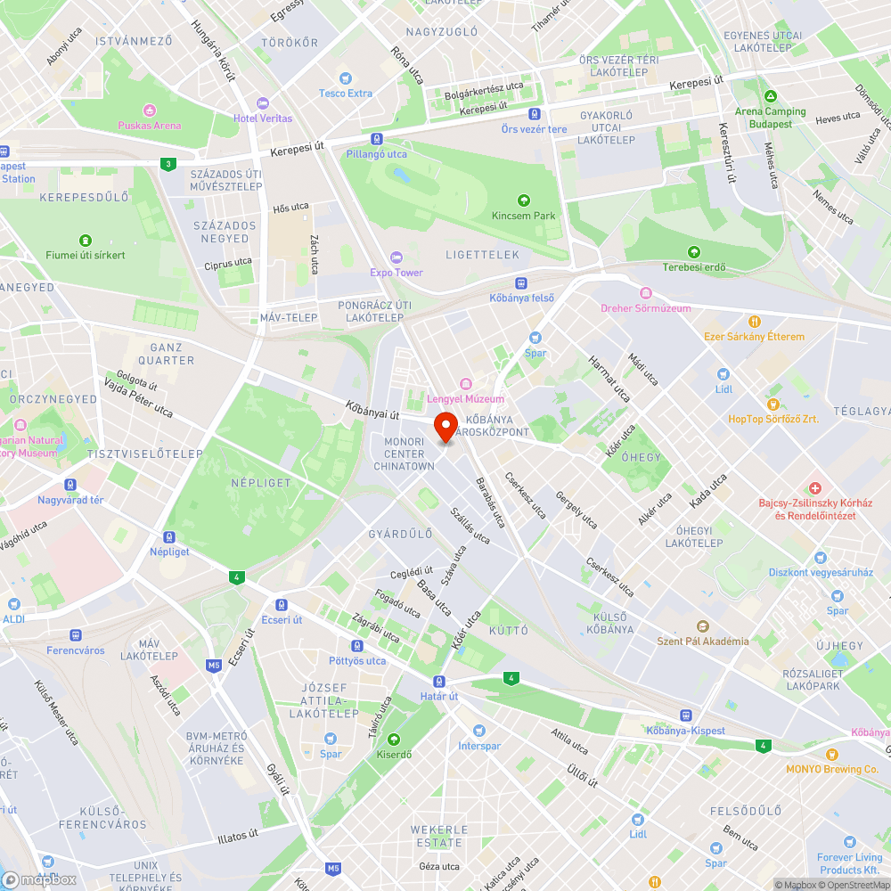 Mázsa tér bejelentés helye