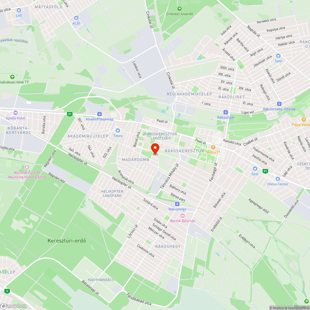 Parlagfű bejelentés helye