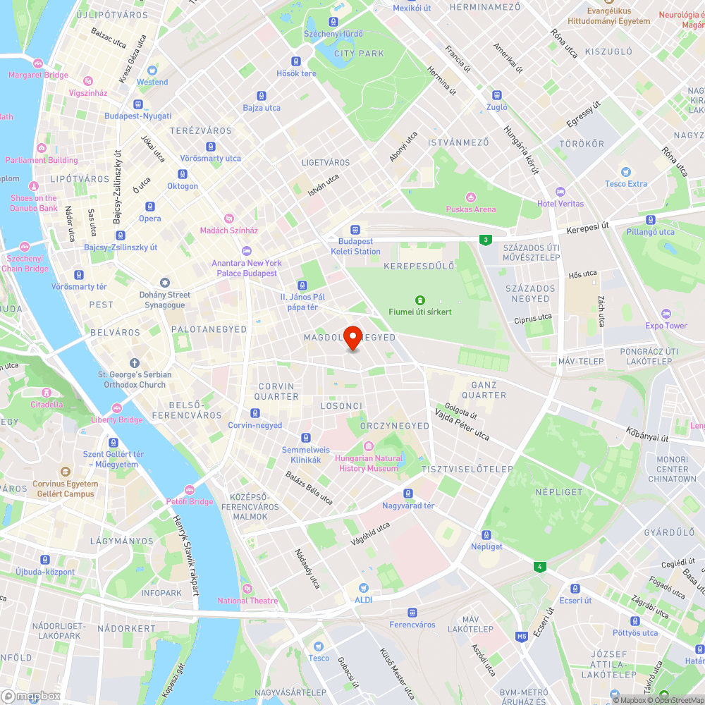 Betelt! bejelentés helye