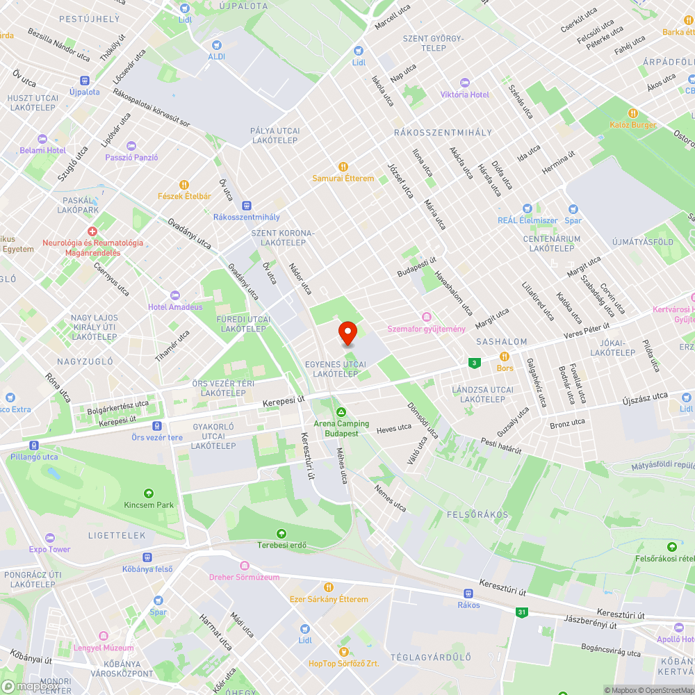 Járda darabokban bejelentés helye