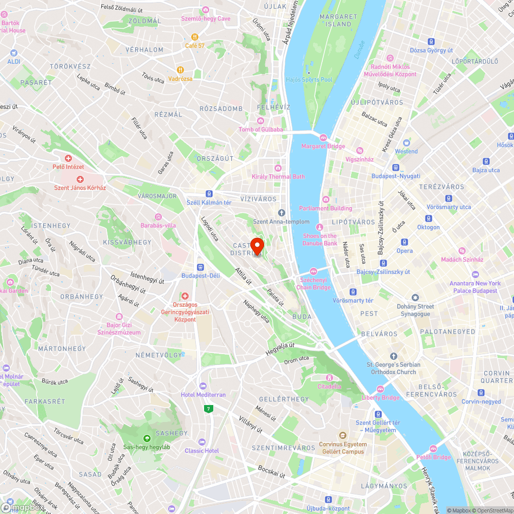 Lukas aknafedél a Várban 2 bejelentés helye