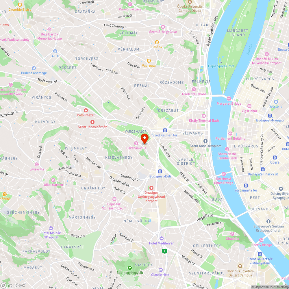 Lyuk a járdában (XII. Csaba utca 7/B előtt) bejelentés helye