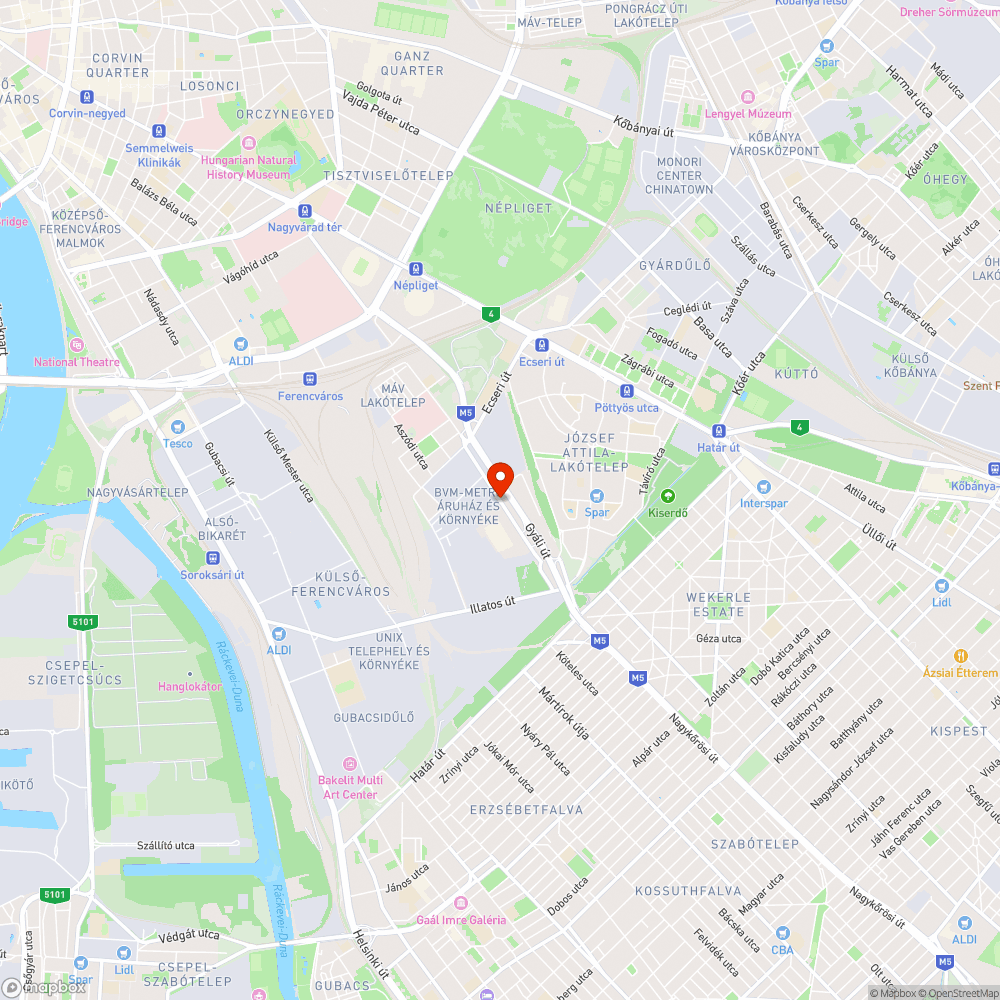 Gyáli úti facsemeték bejelentés helye